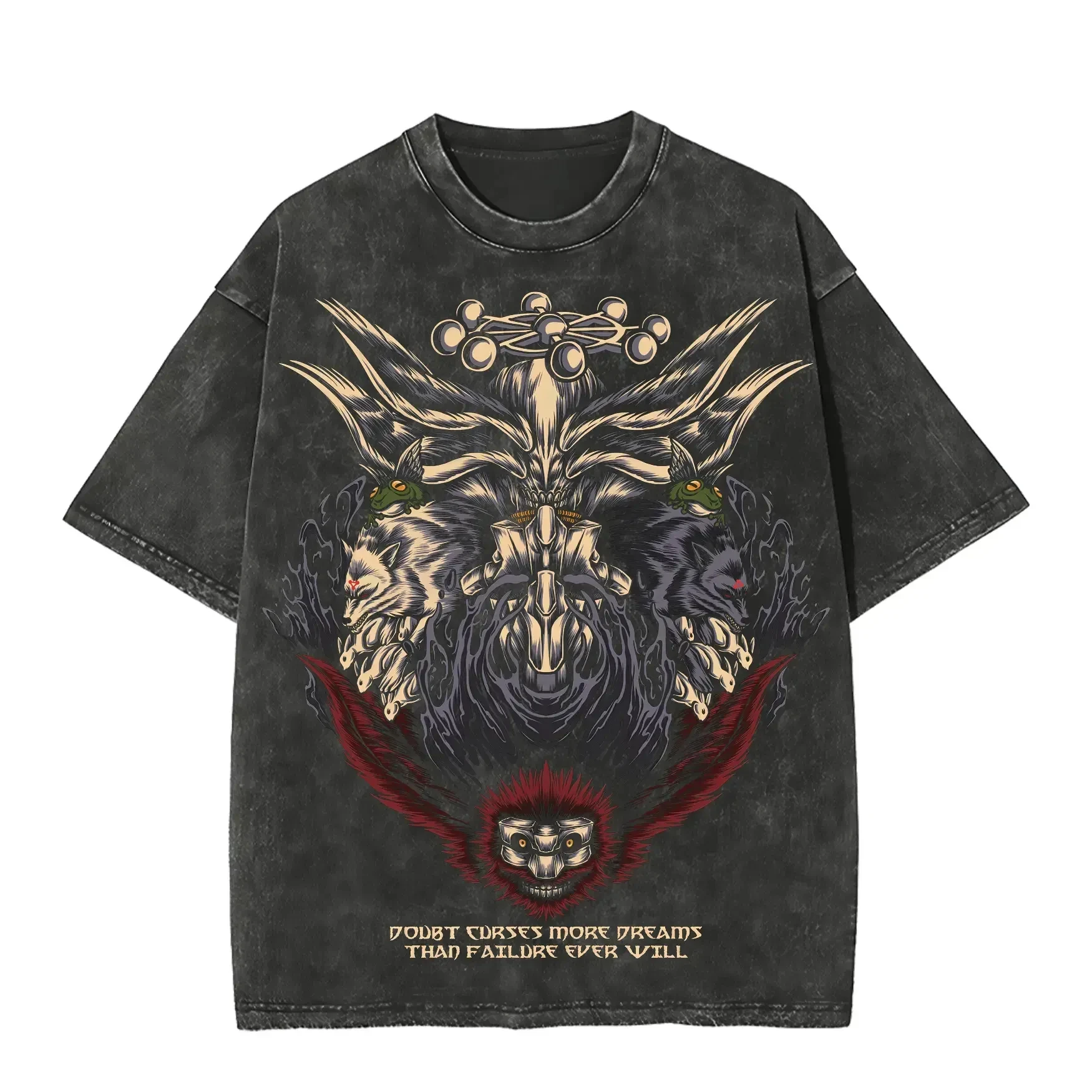 Vintage Fashion Wheel - 마호라가 휠 티셔츠 Jujutsu Kaisen Divine
