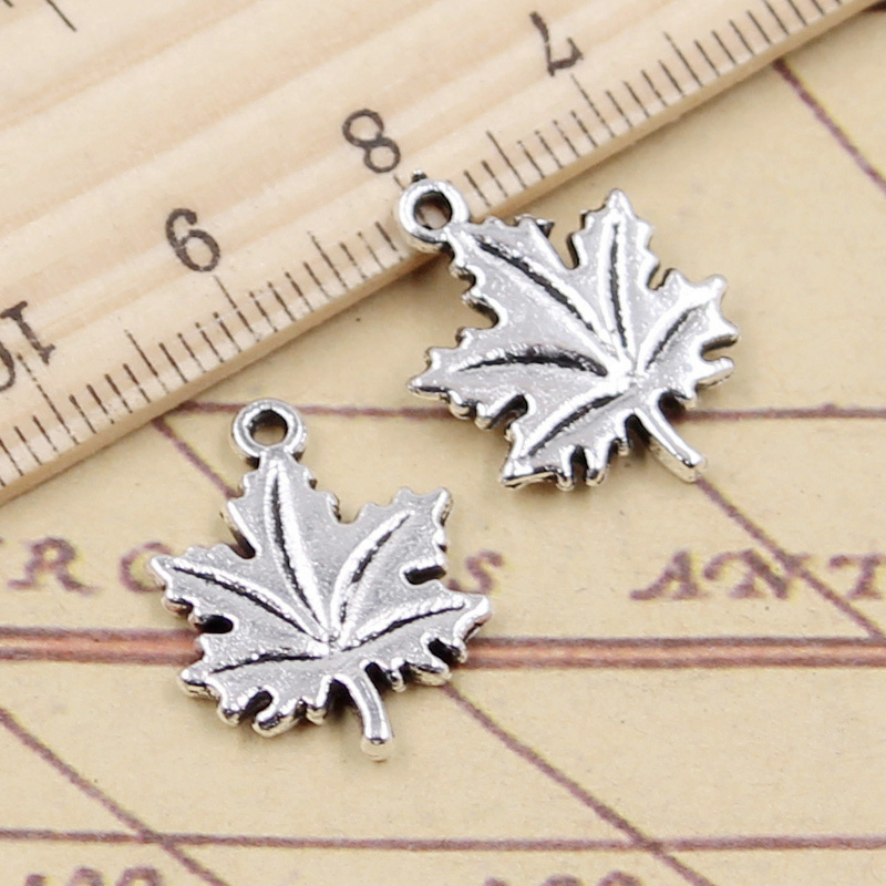 Vintage Fashion Canada - 20pcs 매력 캐나다 메이플 리프 20x15mm
