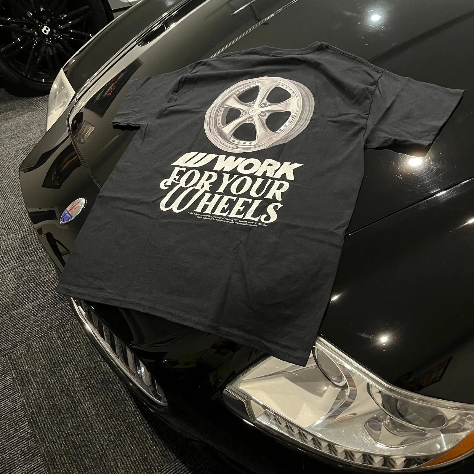 Vintage Fashion Wheel - Work Wheels VSKF 티셔츠 JDM 드리프트