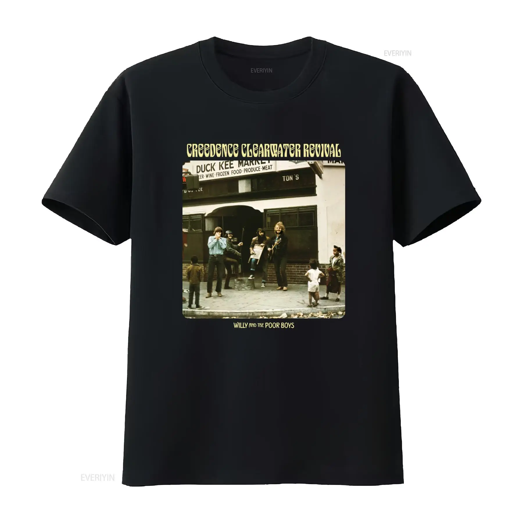 Vintage Fashion Revival - Creedence Clearwater Revival Music Band 빈티지