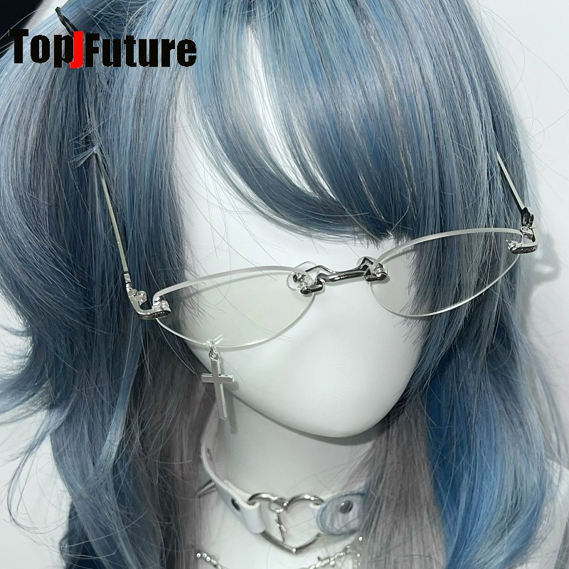 Vintage Fashion Y2K - Y2K 소녀 대안 서브컬쳐 미니멀리스트 무테
