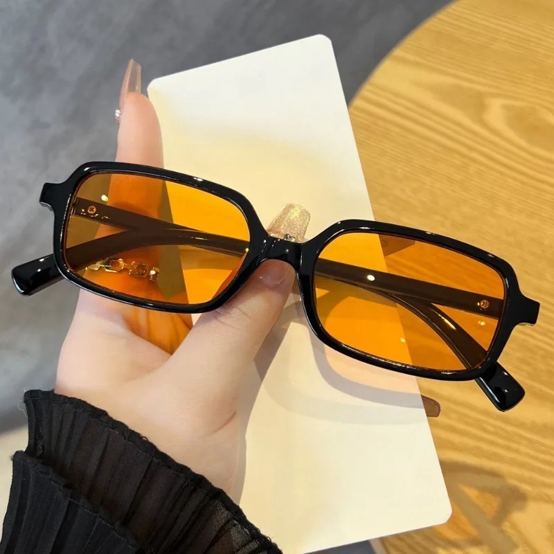 고급스러운 직사각형 선글라스 여성용 오벌 빈티지 스퀘어 - Vintage Fashion Images 리뷰 및 가격
