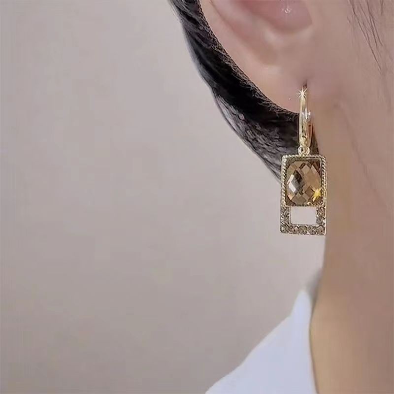 925 실버 바늘 한국 패션 지르콘 드롭 귀걸이 여성용 - Vintage Fashion Trends 2026 리뷰 및 가격