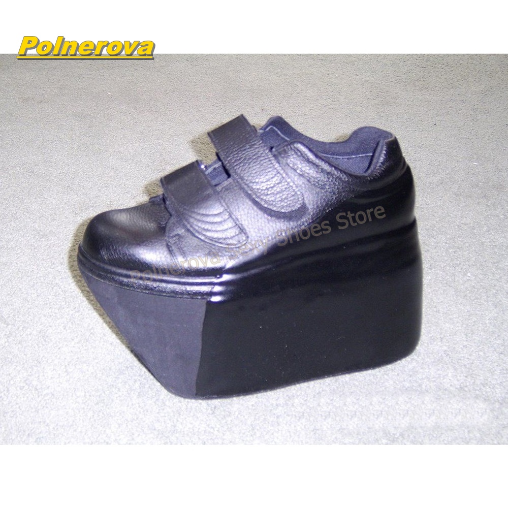 후크앤루프 무광 웨지 플랫폼 스니커즈 라운드 토 두꺼운 - Vintage Fashion Y2K 리뷰 및 가격