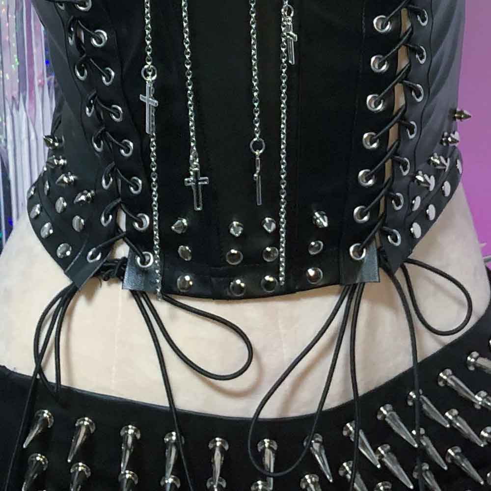 스터드 리벳 그런지 빈티지 에코 E-걸즈 카와이 Y2K - Vintage Fashion Revival 리뷰 및 가격