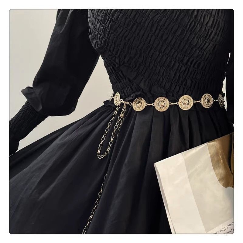 여성용 빈티지 바디 체인, 우아한 금속 허리 체인, 원 - Vintage Fashion Guild 리뷰 및 가격