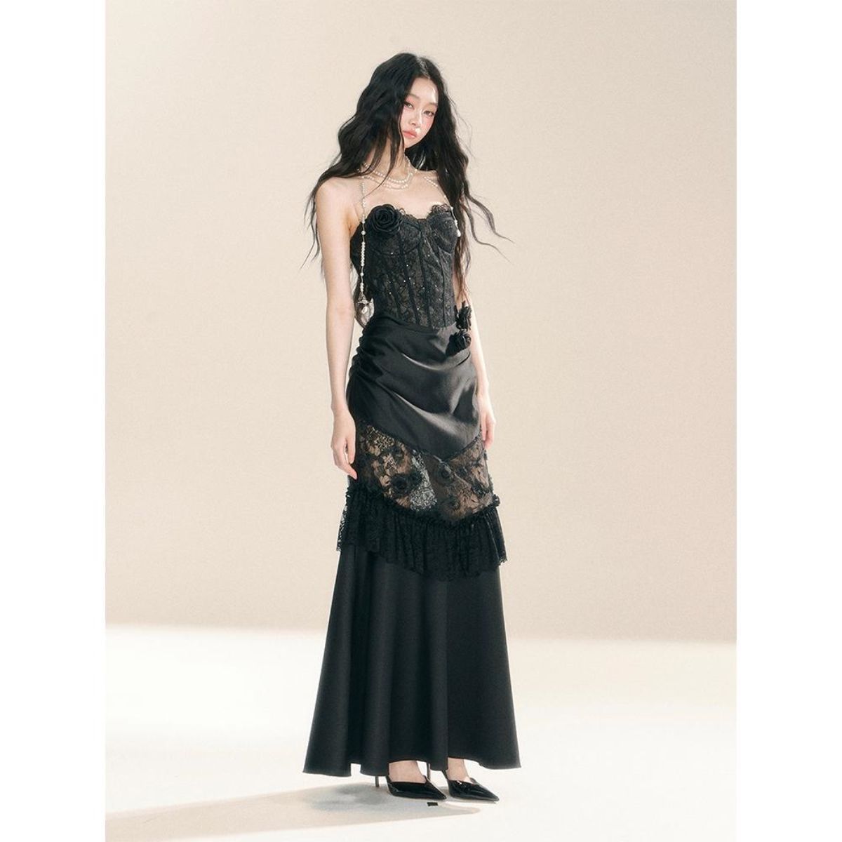 빈티지 고딕 그런지 Y2k 레이스 드레스 여성 다크 아 - Vintage Fashion Y2K 리뷰 및 가격