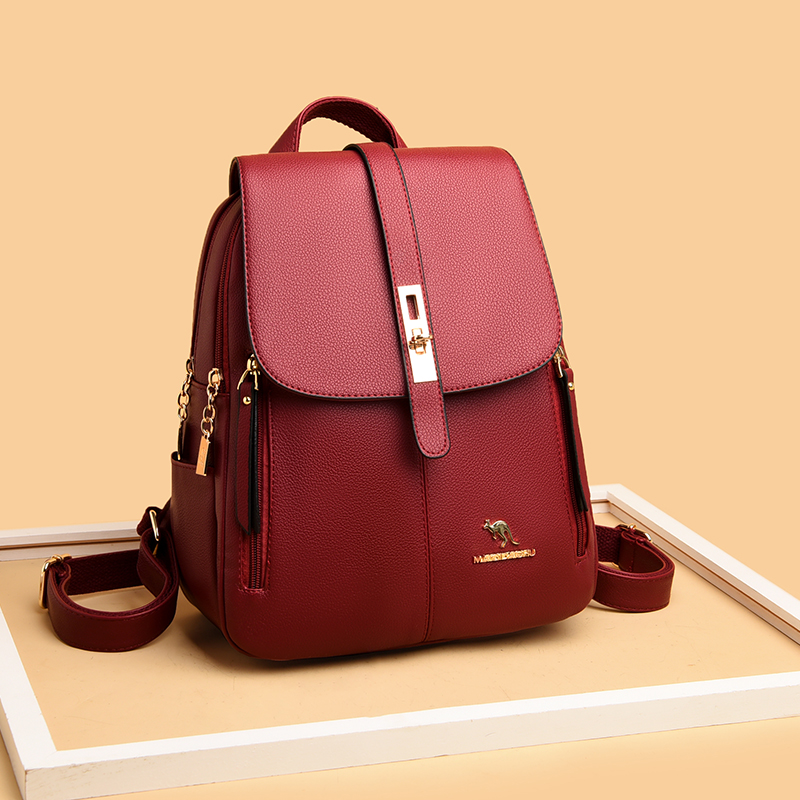 여성용 럭셔리 가죽 배낭, A Dos 캐주얼 데이팩,  - Vintage Fashion Boutique 리뷰 및 가격