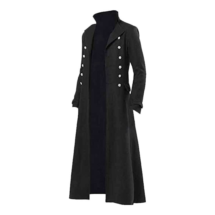 새로운 고딕 리바이벌 더블 브레스트 빈티지 코트 무대  - Vintage Fashion Revival 리뷰 및 가격