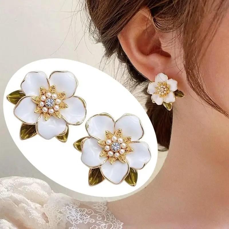 925 실버 바늘 빈티지 보라색 오일 드롭 꽃 귀걸이, - Vintage Fashion Trends 2026 리뷰 및 가격