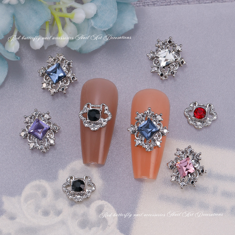 10PC 바로크 리바이벌 패션 3D 럭셔리 합금 네일  - Vintage Fashion Revival 리뷰 및 가격