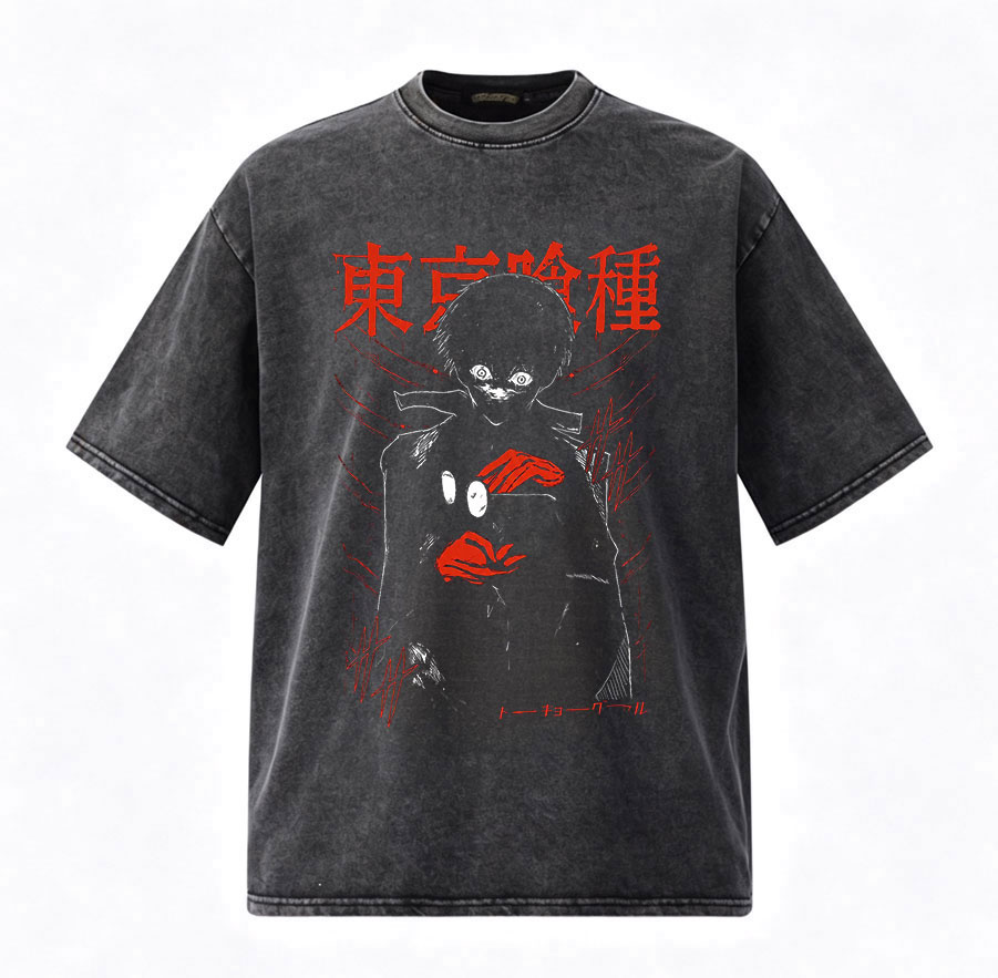 빈티지 워시드 애니메이션 Tokyo Ghoul Kane - Vintage Fashion In Tokyo 리뷰 및 가격