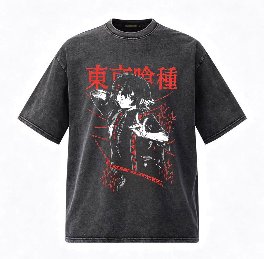 빈티지 워시드 애니메이션 Tokyo Ghoul Kane - Vintage Fashion In Tokyo 리뷰 및 가격