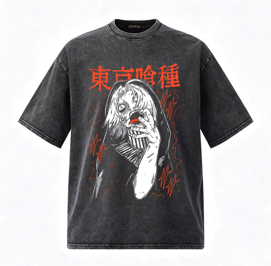 빈티지 워시드 애니메이션 Tokyo Ghoul Kane - Vintage Fashion In Tokyo 리뷰 및 가격