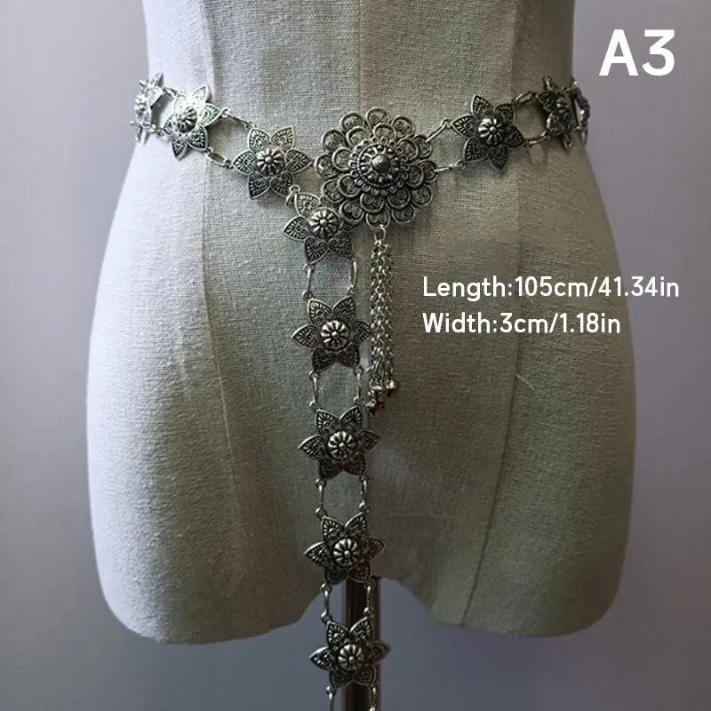 1PC 금속 태국 허리 체인 여성 태국 다이 골드 벨트 - Vintage Fashion Guild 리뷰 및 가격