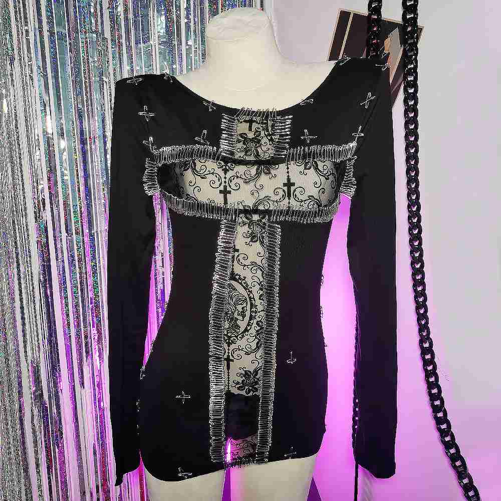 에모 고딕 티셔츠 90년대 빈티지 패션 레비벌 핀 그런 - Vintage Fashion Revival 리뷰 및 가격
